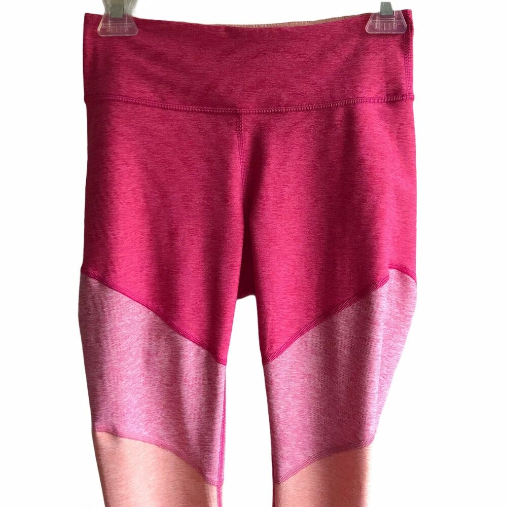 Outdoor Voices Springs 7/8 Leggings Size S Flamingo Pink High Rise Gym Pastel - Picture 6 of 11